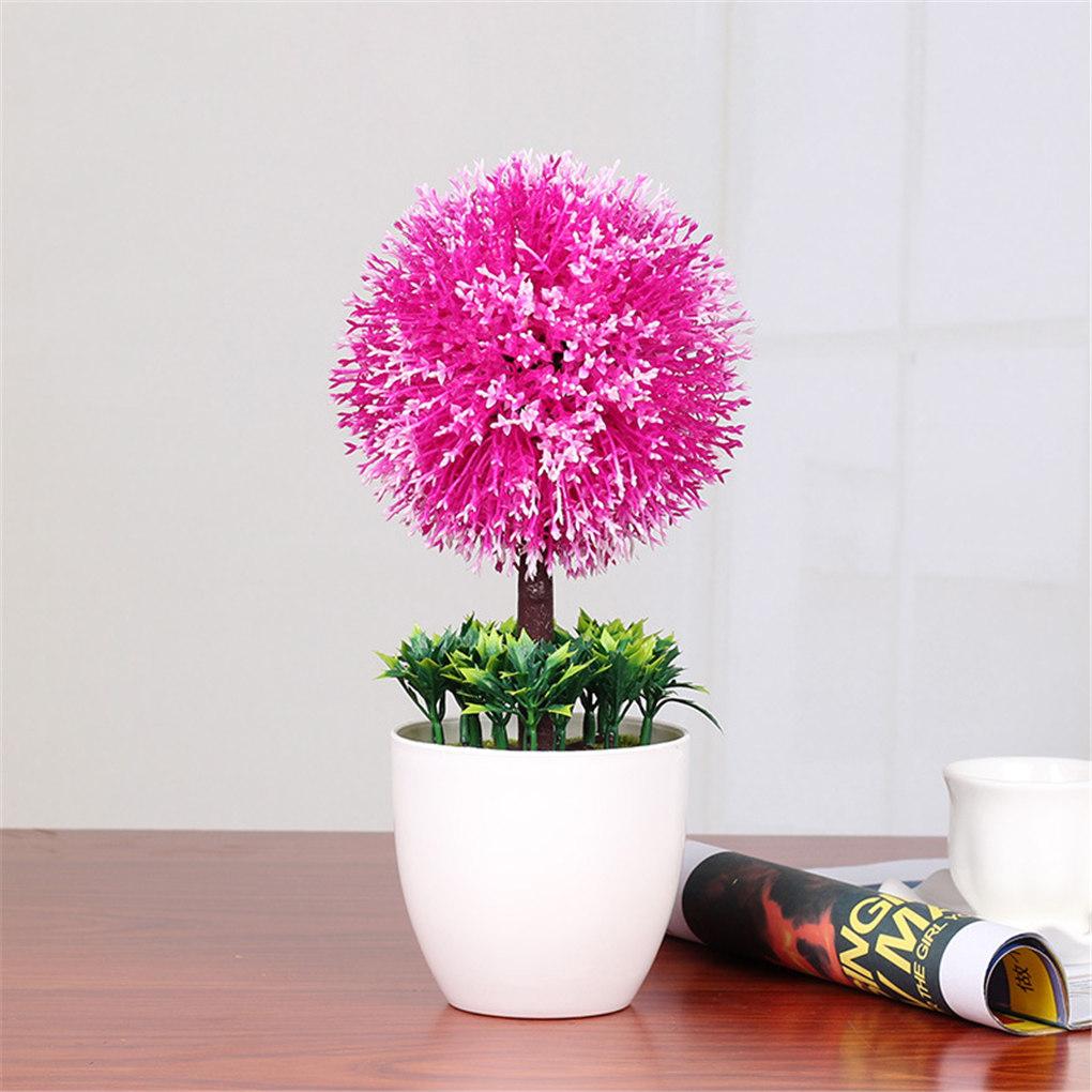 Künstliche Topfpflanze Ball Simulation Dekoration Home Office Tisch Mittelstück Pflanze