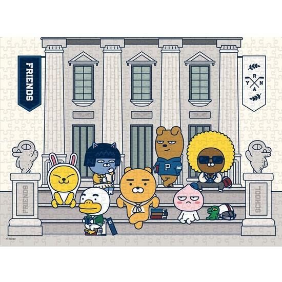 Kakao Friends Jigsaw Puzzle 500 Friends University, Korean popular puzzles