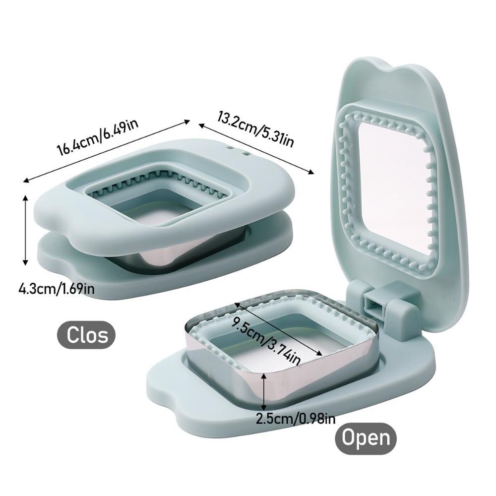 Stainless Steel DIY Sandwich Cutters Mould Sealer Flip Multiple Shapes Toast Bread Mold Square Circular Lunch Box Decor