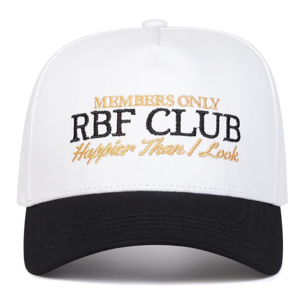 Unisex Rbf Club Letter Embroidery Baseball Caps Spring And Autumn Outdoor Adjustable Casual Hats Hip Hop Hat Sunscreen Hat