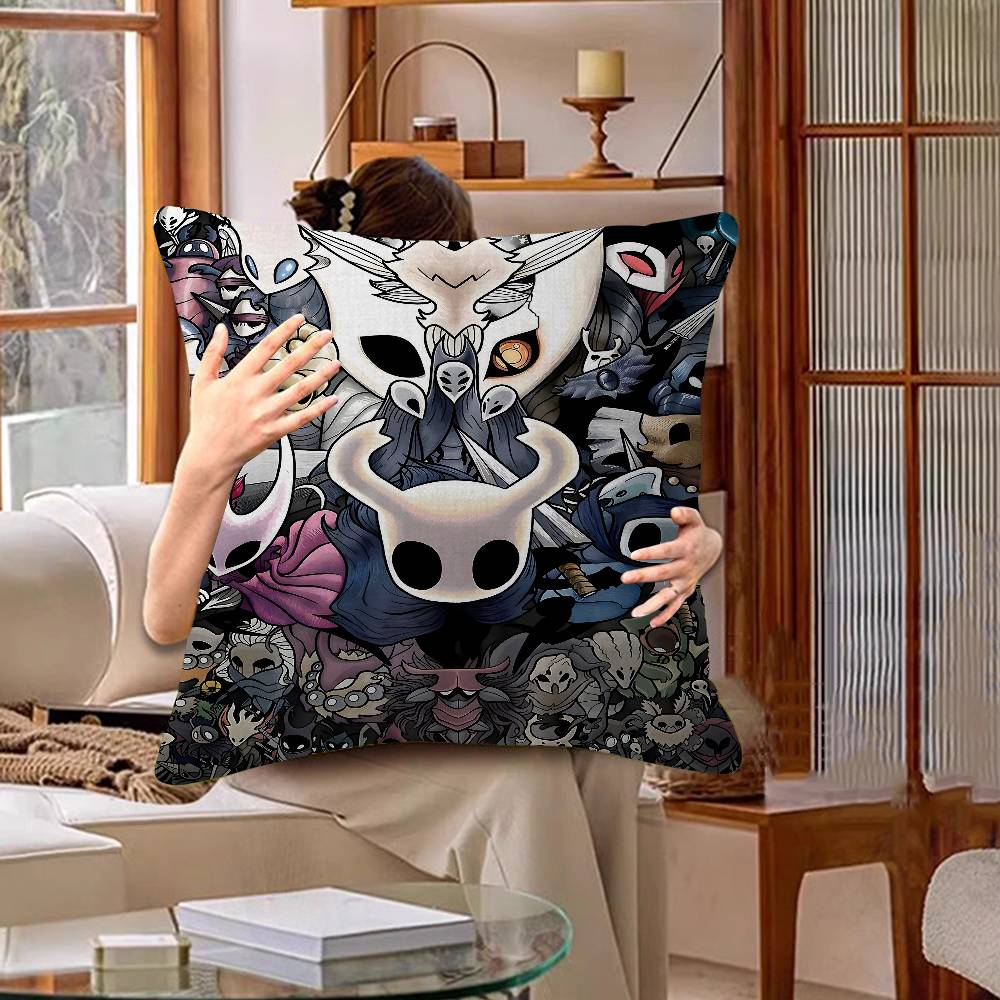Game Funny Fanart H-Hollow Knight S-Silksong Personalized Pillow Cover Kids Bedroom Wild Party Decor Pillowcase Kid Gift