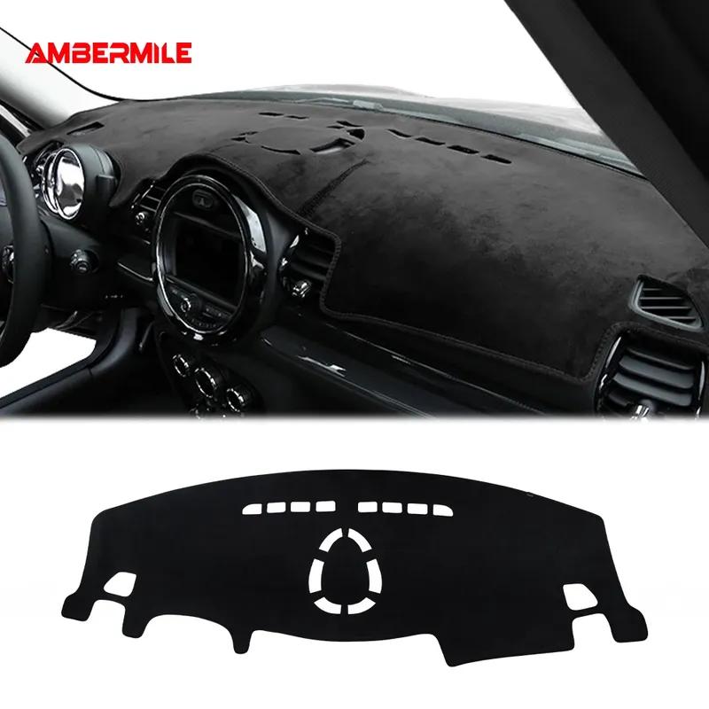 AMBERMILE Flanella per Mini Cooper Clubman F54 F55 F56 F60 Accessori Tappetino Antiscivolo per Auto Tappetino per Cruscotto Pad Tappeto per Cruscotto Copertura