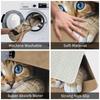 Funny Cartoon Cat Door Floor Kitchen Bathroom Mat Anti-Slip Outdoor Cat Lover Doormat Garage Entrance Carpet Rug