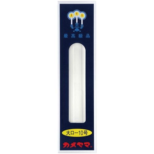 Kameyama Large Candles, Size 10, 225g, Pack of 6, Approx. 5 Hours