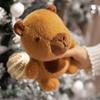 17cm/6.69in Cute Plush Animal Companion Toy Various Animals Rabbit Lamb Duck Bear Kapibala Doll Stuffed Animals Festive Gifts