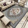 European Retro Floral Large Carpet for Living Room Luxury Decoration Rug Non-slip Bedroom Cloakroom Washable Soft Mat  Rugs