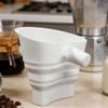 Flour Funnel for Stand Mixer food-grade silicone Foldable Baking funnel 30 Degree Angled Dry Ingredient Transfer Funnels