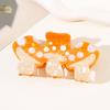 1 Large Mushroom-shaped Hair Clip, Colorful 3pcs Mushroom Design, Big Claw Clip, Shark Clip, Back-of-the-head Hairpin for Women