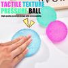 Transparent Crunchy Slushie Squeeze Ball Blue Grass Ball Squeeze Toy Crispy Handmade Ball  Office