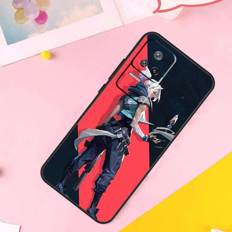 Valorant Handyhülle für Xiaomi 14 Ultra 13 11T 12T 13T Pro 12 Lite POCO X6 Pro M6 X3 X4 X5 M5s F3 F5 Hülle