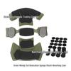 Wendi Second Gen Helmet Liner: Shock-Absorbing, Sponge Pad for CS Tactical Helmet Modifications
