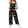 Women’s Loose Casual Sleeveless Jumpsuit Halloween Printed Jumpsuit Printed Jumpsuit