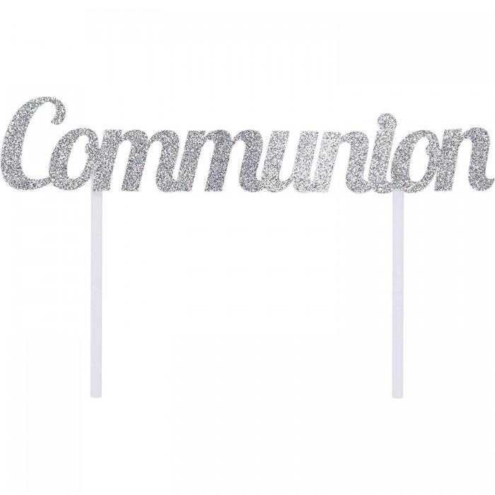 Creative Party Topper per torta comunione glitterato
