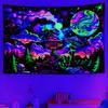 VIKAMA Alien Fantasy Tapestry Nebula Gradient HighDensity Blackout Fabric Music Studio SciFi Theme Bedroom Decor