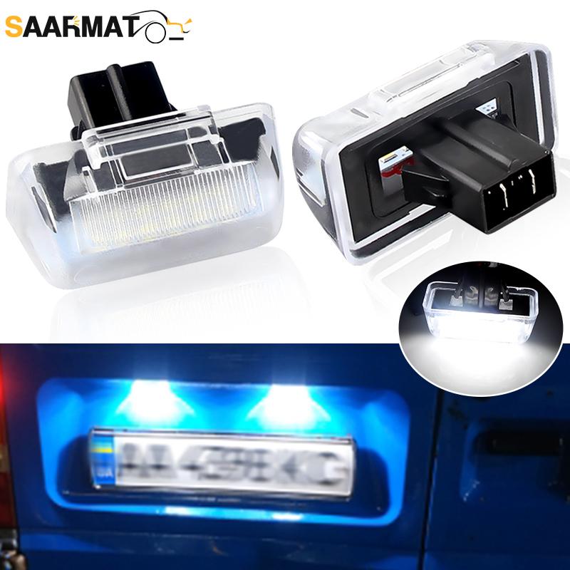2pcs Canbus Car White LED Number License Plate Light for Ford Transit MK4 MK5 MK6 MK7 1985-2013 Connect 2002-2013 OEM#4388111