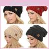 Stylish Acrylic Knit Cap Colorful Dome Design Warm Winter Beanie