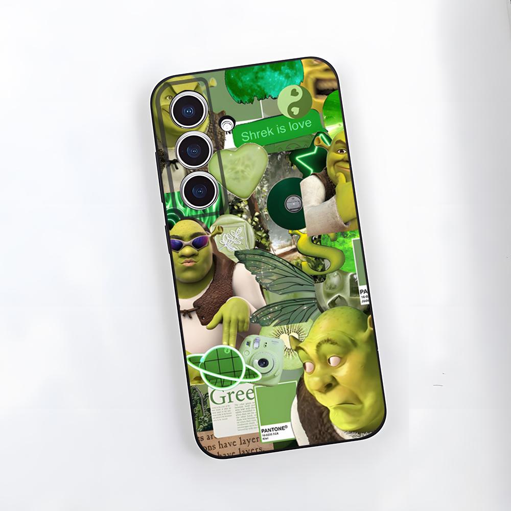 

Shrek Phone Case For Samsung A25 A13 A33 5G A54 A36 A35 A56 A52 A14 Shockproof Soft Cover Samsung A34