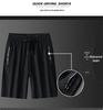 Men's Quick-Dry Ice Silk Summer Suit - Short Sleeve Top & Multi-Length Sports Pants