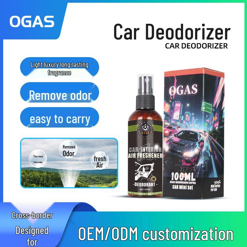 Dual-Use Car Air Freshener Spray: Eliminates Smoke and Air Conditioning Odors with Long-Lasting Scent