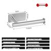 American Style Stainless Steel Wall-Mounted Nail-Free Toilet Paper Holder
