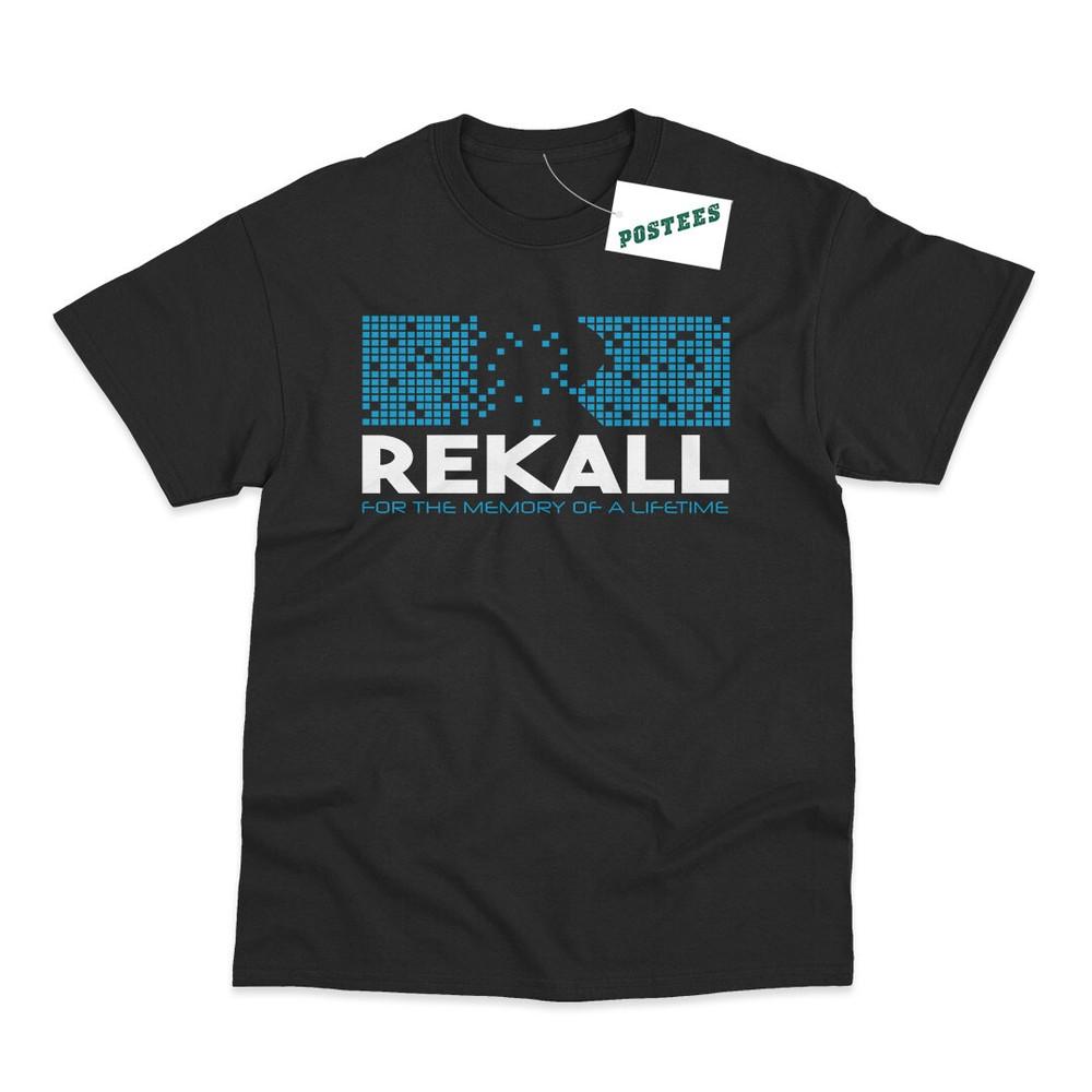 

Rekall Inspired by Total Recall Printed T-Shirt 4XL