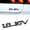 1pc 3D Metal 1.8-16V Emblem | Car Rear Trunk Tailgate Badge Sticker Universally Applicable for ZAFIRA  ASTRA Optima Corsa Vectra Insignia