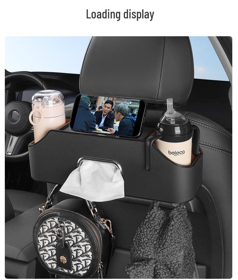 Multifunctional Car Seat Back Organizer and Storage Box