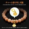 [ARUAURA] Lucky Charm Orange Moonstone Bracelet, 8mm, Natural Stone, Power Stone, Prayer Beads, Amulet, Love Luck, Good Relationships, Peace of Mind,
