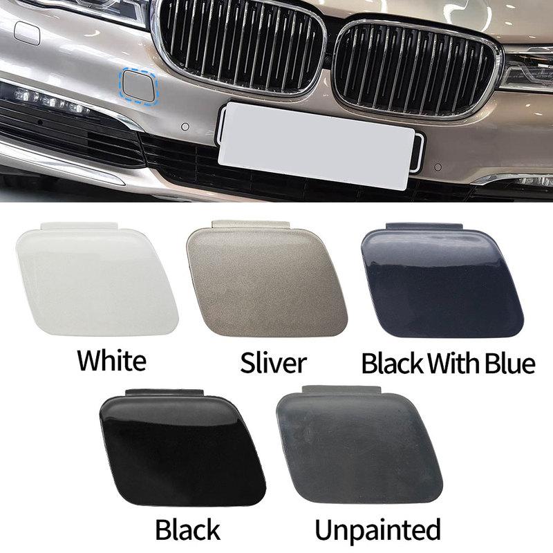 For BMW G11 G12 Car Front Bumper Tow Hook Cover Cap Accessory Black White For BMW 7 Series 730 740 750 2016-2018 51117412466