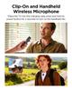 Saramonic Air SE Wireless Lavalier Microphone 48kHz 24-bit USB-C Mini 24-Hour Recording Vlog Live Streaming YouTube Interview 2TX Lightning