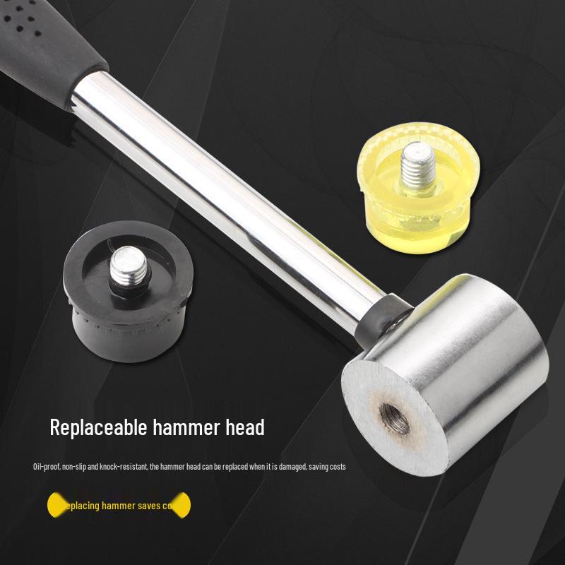 Multifunctional Detachable Double-Head Rubber Hammer for Home Installation