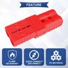 Xiatiaosann 4Pcs 50A Battery Connector Quick Connect/Disconnect 600V 6 12