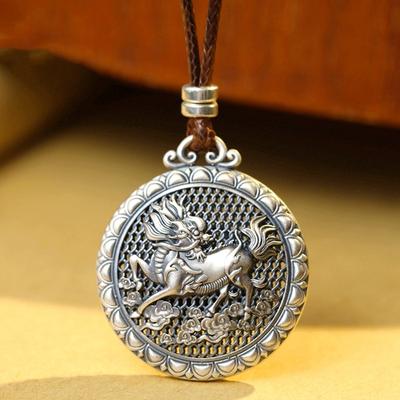 Retro Kirin Pendant, Children's Necklace Pendant, Necklace Pendant, High-end Pendant