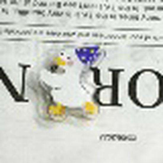 Original Versatile Duck Butt Graffiti Acrylic Sticky Note Holder & Planner Clip