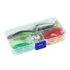 Fishing Lure Set 56pcs Hard Soft Baits Lead Jig Hooks Spinnerbaits Minnow Earthworm Freshwater Saltwater