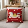 Cute Style Cartoon Zodiac Horse Pillowcase Soft Comfortable Decorative Pillow Covers Washable Festive Sofa Cushion Cover Sofa