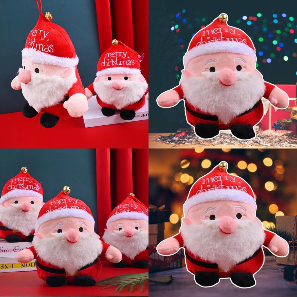 Söt jultomte gosedjur 8 tum Perfekt för barn Julklapp och Dekoration