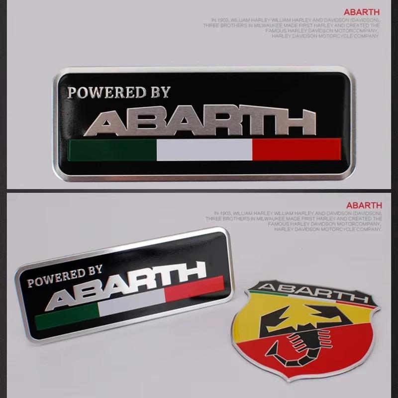 3D Aluminum Scorpion Metal Car Badge Sticker Italy Flag Emblem Auto Side Fender Rear Trunk Decorative Decal