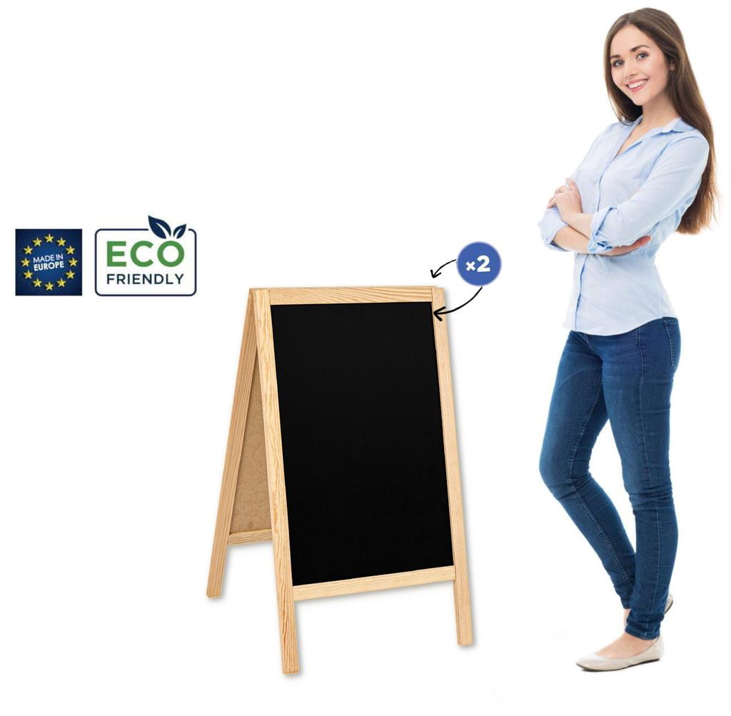 Classic S wooden board (51x90 cm) - natural
