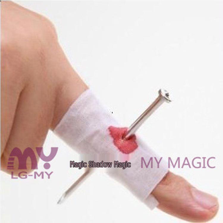 Golden Top Novelty Finger Nail Prank Toy - Magic Gag Prop