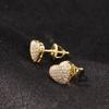 UWIN S925 Earrings Small Heart Shape CZ Earrings  Ready Ro Ship 925 Sterling Silver Jewellery