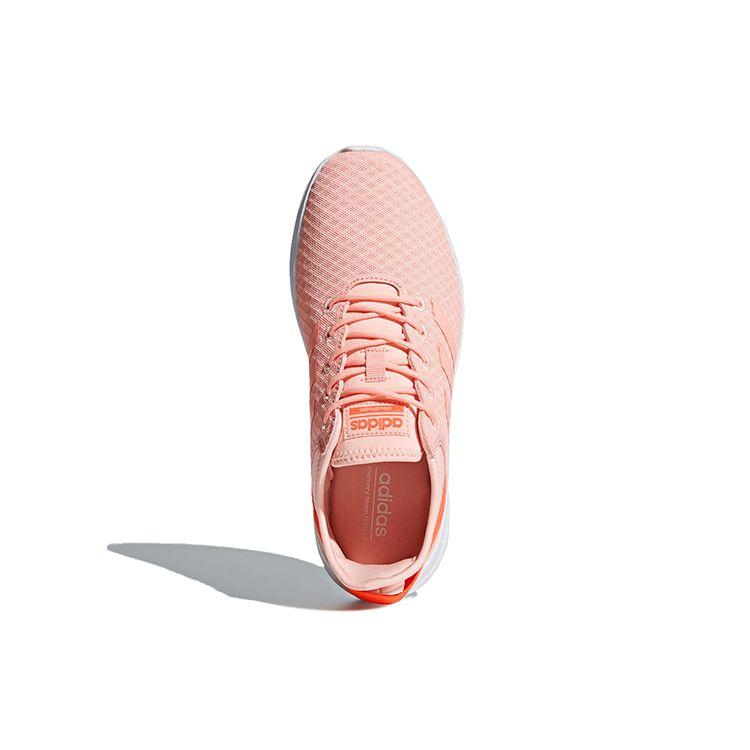 Adidas Neo Qtflex Exquisite Retro Durable Lightweight Low Top Casual Running Shoes Women sneaker Coral-Pink DA9445