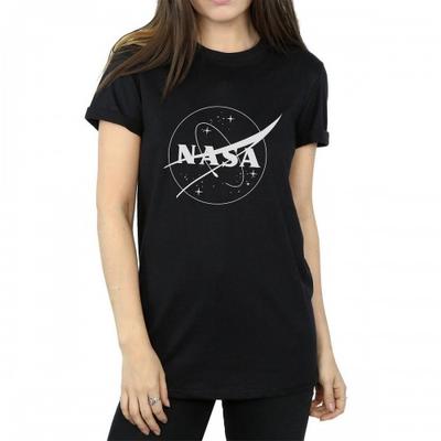 Womens/Ladies Insignia Monochrome Cotton Boyfriend T-Shirt