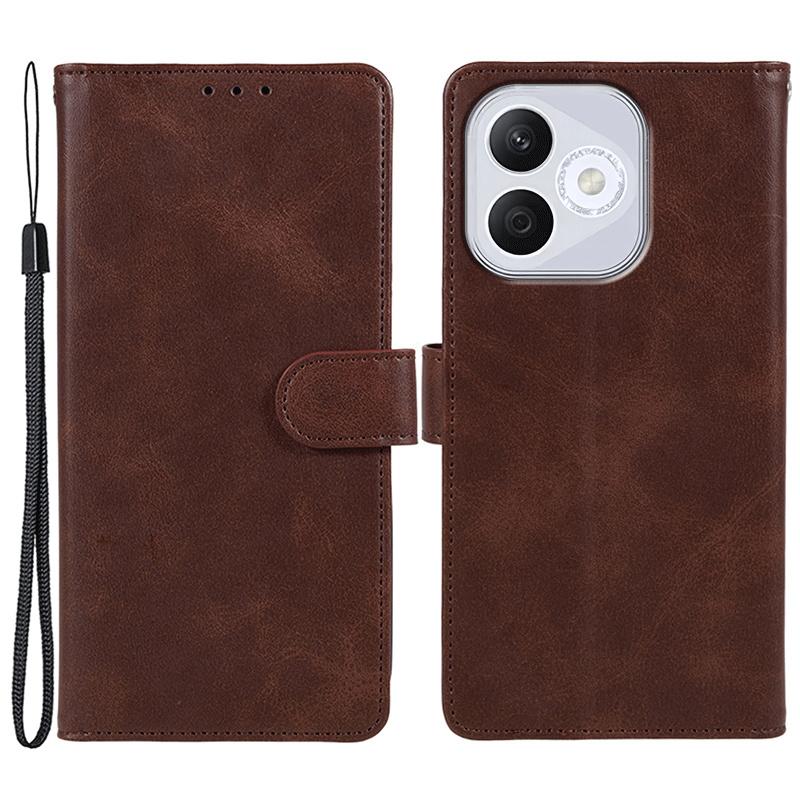 For Honor 400 Lite Case PU Leather Wallet Protective Phone Cover Calf Texture