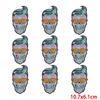 10 Pcs/lot Embroidery Patch Iron On Patches For Clothing Patches On Clothes Jackets Decor Applique Sew Supplies