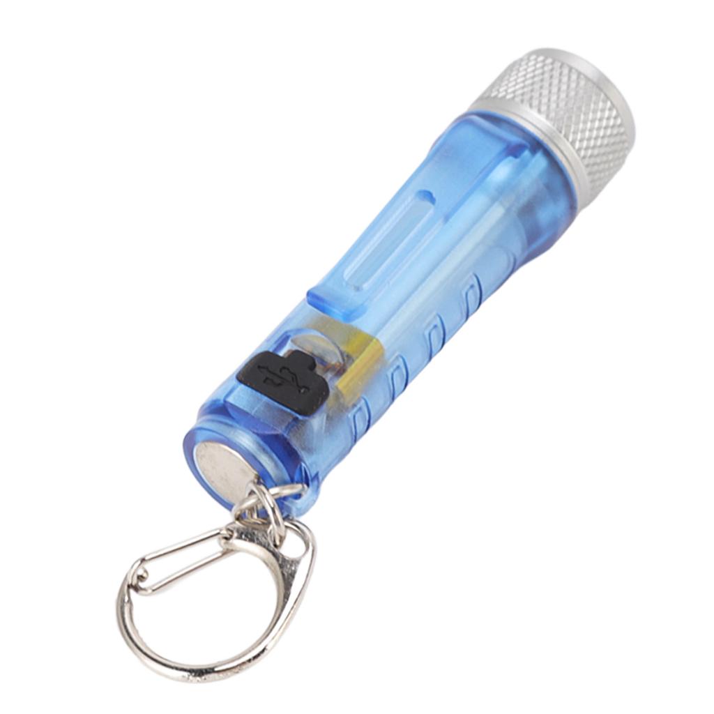 Keychain Flashlight Range Super Bright LED Flashlight USB Rechargeable Flashlight for Outdoor M300 Non Fluorescent
