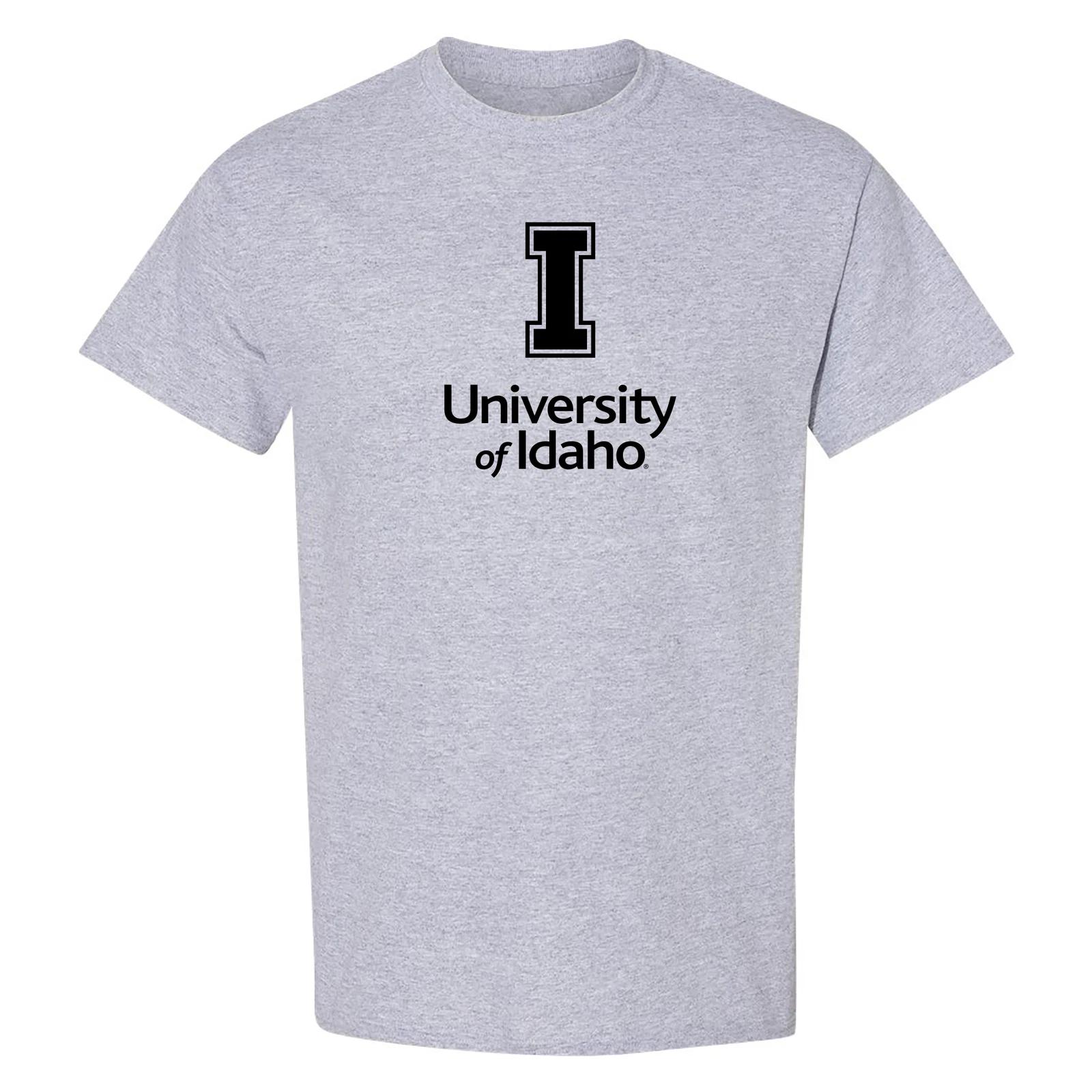Idaho Vandals Institutional Logo T Shirt - Sport Grey S