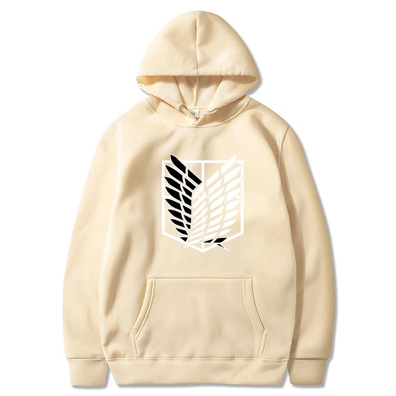 Women's Long Sleeves Japan Anime Attack on Titan Women Hoodies Autumn Winter Sweatshirts Hoodie Fashion Sweatshirts