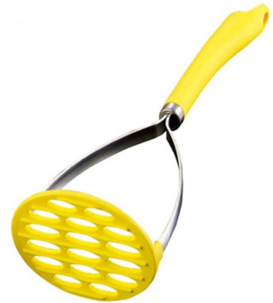 

EuroKitchen Kasai Silicone Potato Yellow Masher,
