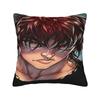 Anime B-BakiBaki Yujiro Hanma  Pillowcases  Kawaii Pillow Case For Sofa Home Decor Print Pillow Cover